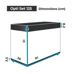 AquaEl Optiset 125 Hvid