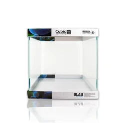 Blau Cubic Akvarium Aquascaping 42 L Optiwhite glas (35X35X35)
