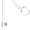 Blau Glas Ball Outflow udstrømmer 13 mm (til spandpumper )