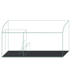 Blau Gran Cubic Super Reef 122 Black 366 liters Saltvandsakvarium