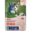 Bozita Kattefoder pose 85g killing laks sovs