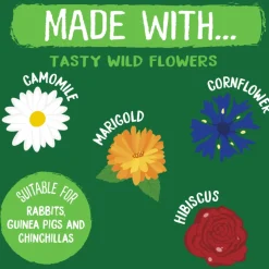 Burgess Excel Wildflower Forage 75 g - Vilde blomster til naturlig fouragering