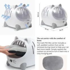 Catit MIO Transporter inkl. pude 52 x 35 x 39 cm