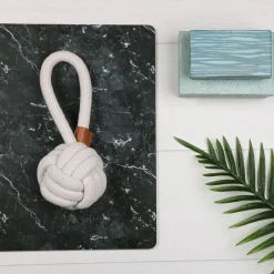D&D Home Harper Ball L 27 cm Natur Knudereb 15 mm - hundelegetøj