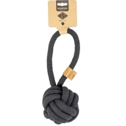 D&D Home Harper Ball L 27 cm Sort Knudereb 15 mm - hundelegetøj