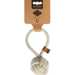 D&D Home Harper XS 18,5 cm Natur Knudereb 10 mm - hundelegetøj