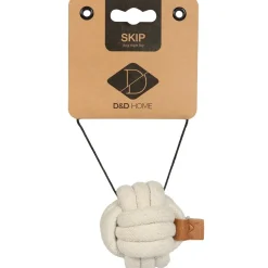 D&D Home Skip Ball S 9,5 cm Natur Knudereb 12 mm - hundelegetøj