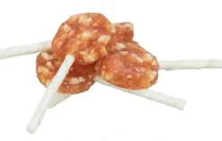 Denta Fun Slikkepind med kylling og ost 10 cm - sjov hundesnack