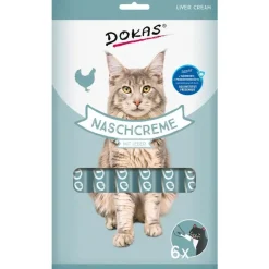 Dokas Kat Creamy Slikbar Kattesnack Kyllingelever 90 Gram