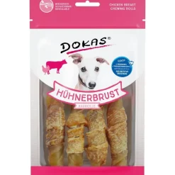 Dokas Kyllingebryst tyggeruller 90 g - naturlige hundesnacks