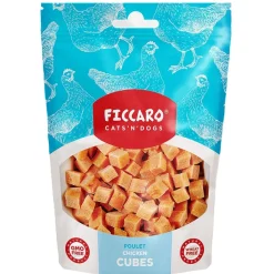 FICCARO Hundesnack Kyllingeterner 100 g - lækre hundesnacks med kylling