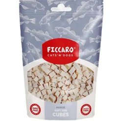 FICCARO Hundesnack Torsk Soft Cubes - bløde tern af torsk 100 g