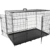 Flamingo Hundebur i metal Keo Sort XL