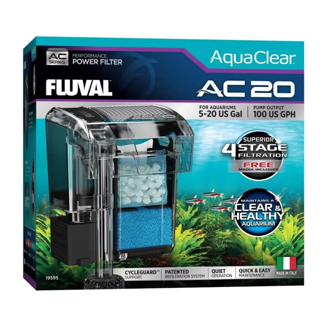 Fluval AquaClear Hængefilter AC 20 (Fluval Edge)