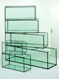 Glasakvarium 45 liter med topglas