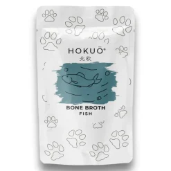 Hokuo Fish Bone Broth 100 ml - naturlig fiskebouillon til hunde og katte