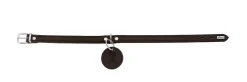 Hunter Aalborg Sport Mørkebrun 42 hundehalsbånd - 32-38 cm