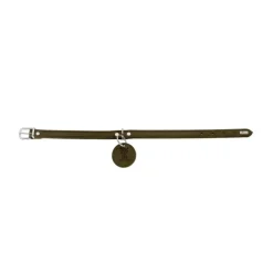 Hunter Aalborg Sport Oliven 32 hundehalsbånd - 24-29 cm