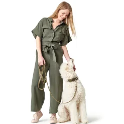 Hunter Aalborg Sport Oliven 60 hundehalsbånd - 45-55 cm