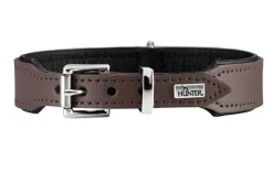 Hunter Basic halsbånd str.60 Brun - 47,0-54,0 cm
