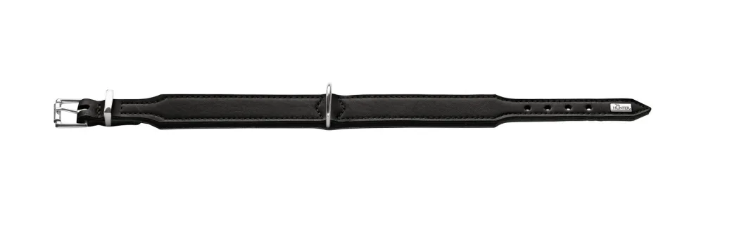 Hunter Basic halsbånd str.32 Sort - 24,0-28,5 cm