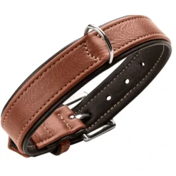 Hunter Canadian UP Hundehalsbånd Large 65 Cognac/Sort - 50-56 cm