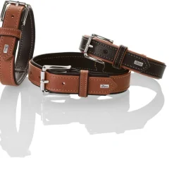 Hunter Canadian UP Hundehalsbånd Large 65 Cognac/Sort - 50-56 cm