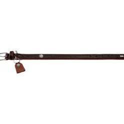 Hunter Cody 45 Mørkebrun Cognac hundehalsbånd - 33-39 cm