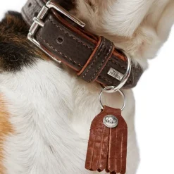 Hunter Cody 50 Mørkebrun Cognac hundehalsbånd - 37-43 cm