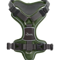 Hunter Divo hundesele L grøn/grå just mave 72-100 cm - Stabil kontrol og komfort
