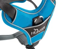 Hunter Divo hundesele S lyseblå/grå just mave 45-56 cm - Let kontrol og høj komfort