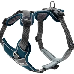 Hunter Divo hundesele S-M petrol/grå just mave 52-68 cm - Stabil støtte og rolig bevægelse