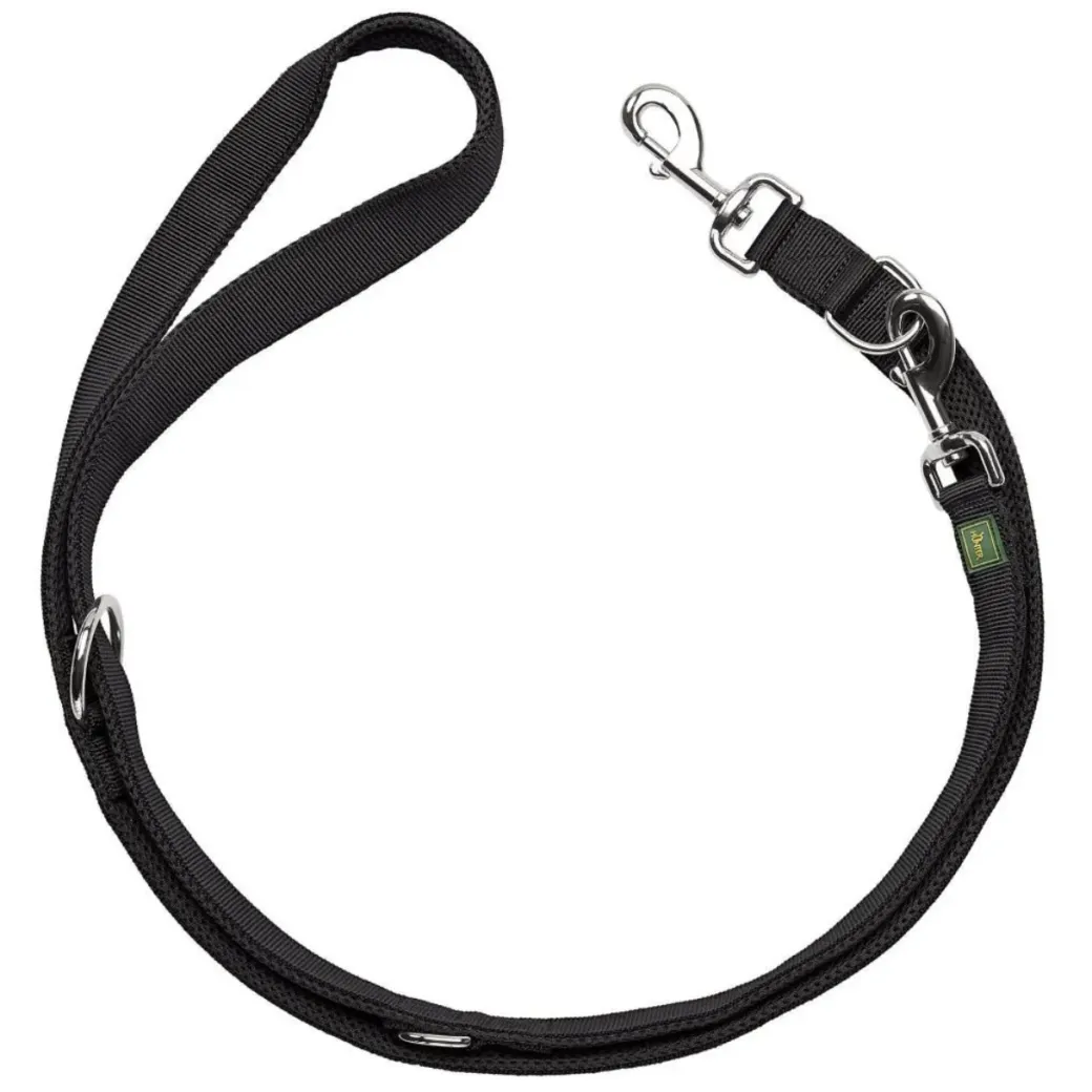 Hunter Divo UP hundeline 20/200 sort - Stabil kontrol og justerbar komfort