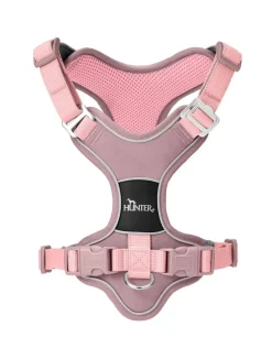 Hunter Divo Up hundesele L-XL lyserød just mave 79-107 cm - Stabil støtte og tryg kontrol