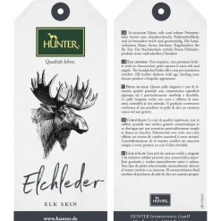 Hunter Elg Rundsyet Hundeline 8 mm Sort