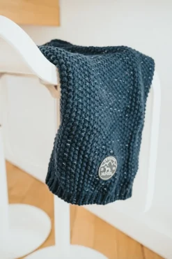Hunter Finja pullover strik mørkeblå str. 50