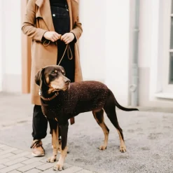 Hunter Finja pullover strik Mørkebrun str 40