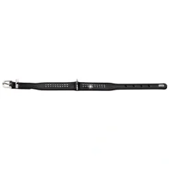Hunter halsbånd diamond petit 24 sort - 17-21 cm