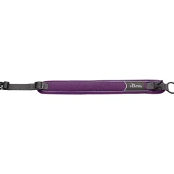 Hunter Halsbånd Divo XL Violet/Grå - justerbart hundehalsbånd (55-65 cm, B 5,5 cm)