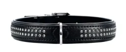 Hunter Halsbånd 35 Modern Art Deluxe Sort - 24-30 cm