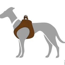 Hunter Hilo læder hundesele XXS-XS brun hals 30-34 cm - blød og let komfort