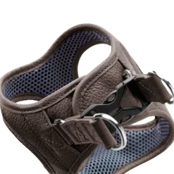 Hunter Hilo læder hundesele XXS-XS brun hals 30-34 cm - blød og let komfort