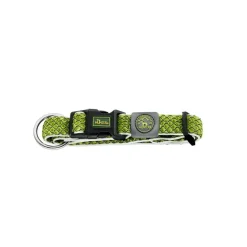 Hunter hunde halsbånd Hilo Lime XL - justerbart hundehalsbånd (45-70 cm, B 3,8 cm)