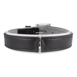 Hunter Hundehalsbånd læder Canada Elg Grå 60 - 46-52 cm
