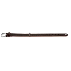 Hunter Hundehalsbånd læder Canada Elg Str.65 Sort/Cognac - 50-56 cm