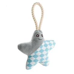 Hunter hundelegetøj Salima Stjerne Grå/blå - bamse med lyd til hunde