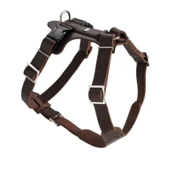 Hunter Hundesele Aalborg Mørkebrun XS - Bryst/Hals 38-52 cm