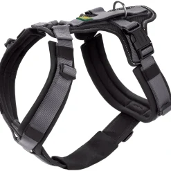 Hunter hundesele Safety Maldon Gråsort L længde 66-118 cm 2,5 cm - sikker stabilitet