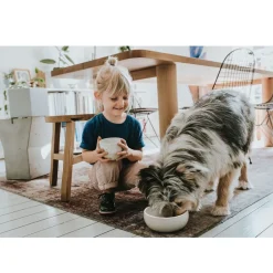 Hunter keramik Lund hunde skål 900 ml Beige
