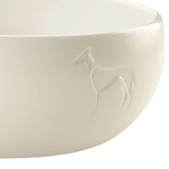 Hunter keramik Lund hunde skål 350 ml Beige